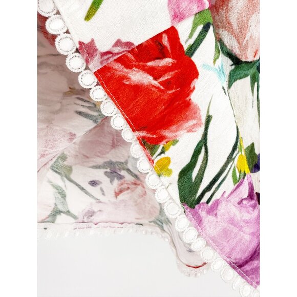 Figue Floral & Lace Trim Tea Dress 6 - Picture 7 of 14